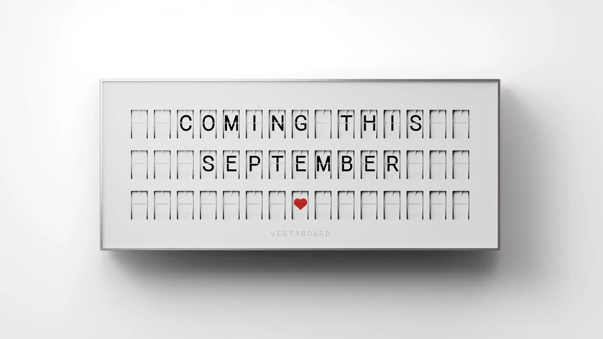 Vestaboard Note - White (Internal Test)